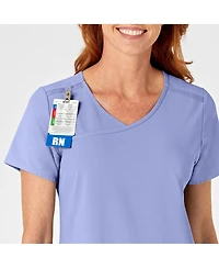 Wink Renew Women's Mock Wrap Scrub Top