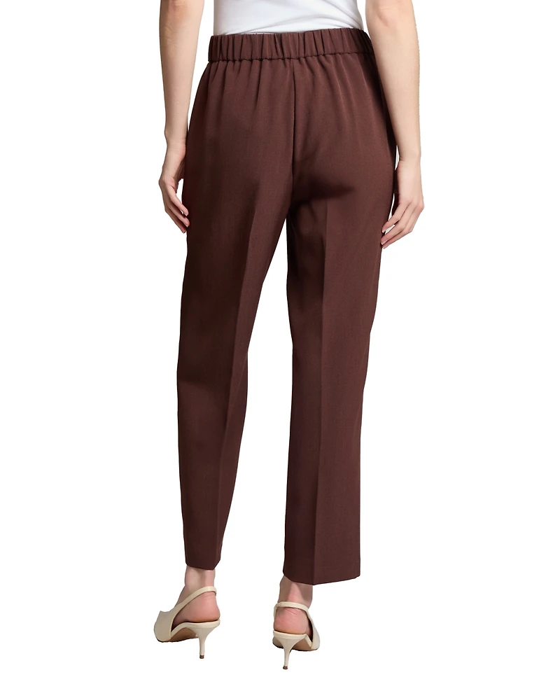 Jones New York Women's Elastic-Back Straight-Leg Pants