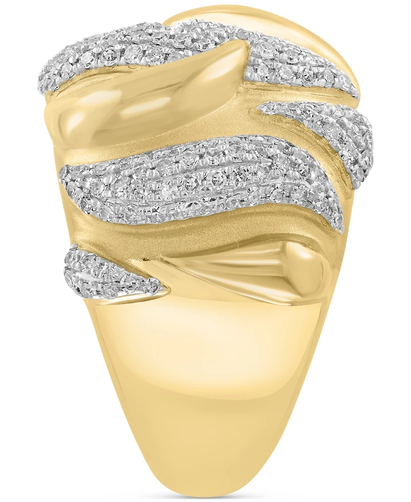 Effy Diamond Statement Ring (5/8 ct. t.w.) in 14k Yellow Gold