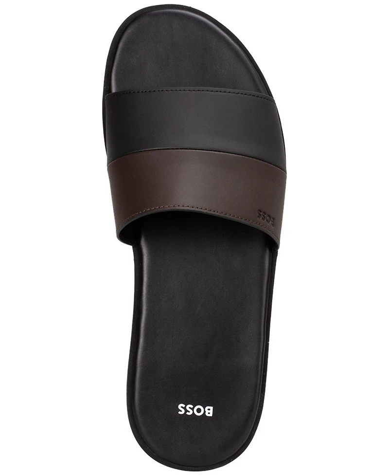 Boss by Hugo Boss Men's Darrel Bicolor Slide Sandals