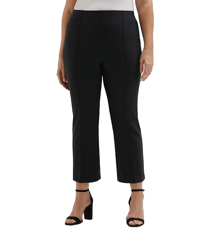 Ella Rafaella Plus Pintuck Crop Pants
