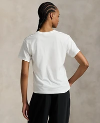 Polo Ralph Lauren Women's Logo Cotton Jersey Crewneck Tee