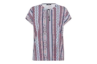 Olsen Women's Ornamental Border Print T-Shirt