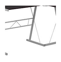 Contemporary L-Shaped Computer Desk for Gaming or Office – Large Worktop