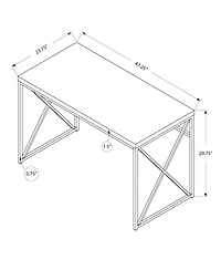 Sturdy Computer Desk – Workstation Table with Spacious Surface