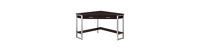 Corner Computer Desk with Storage Shelves – Perfect for Home or Office Setup