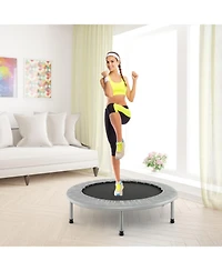 38 Inch Mini Folding Trampoline Portable Recreational Fitness Rebounder
