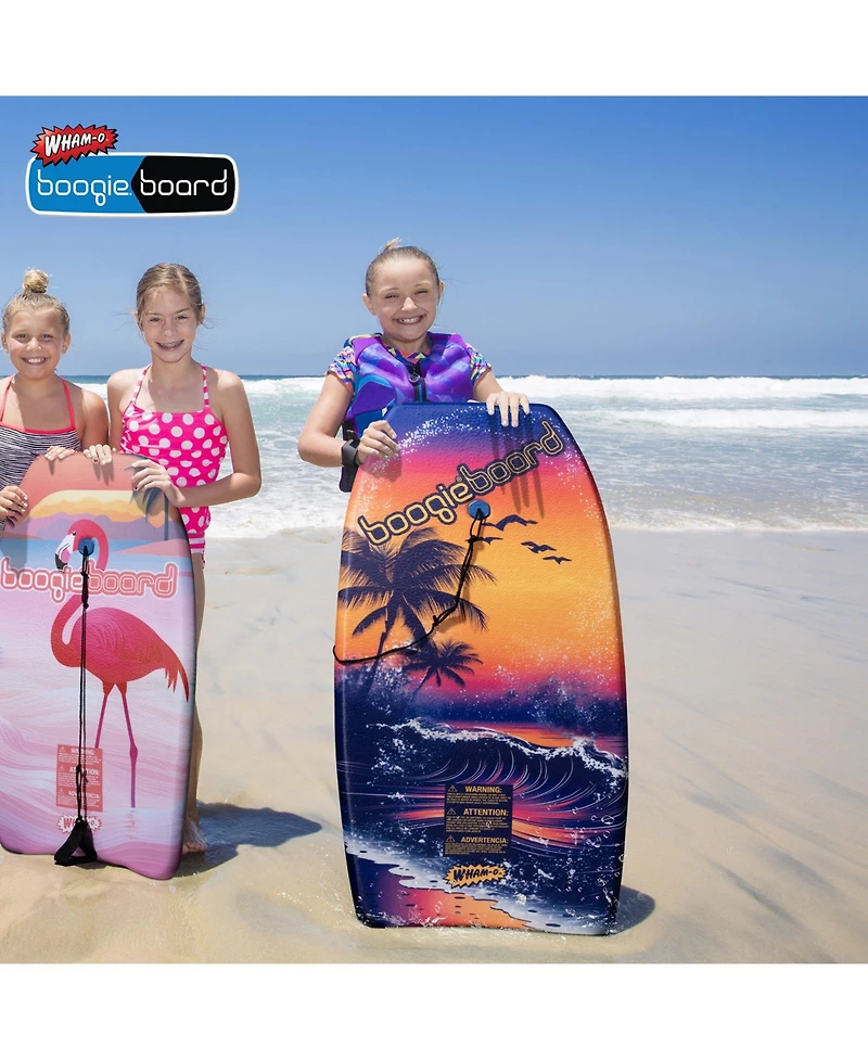 37" Body Board with Wrist Leash Fiberclad Cover Phuzion Core Crescent Tail
