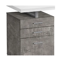 Compact Computer Desk with Three Drawers – Space-Saving and Practical Design
