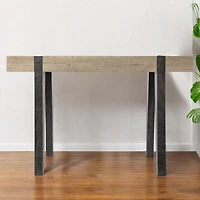 Rustic Writing Desk with Wood Grain – Versatile Home Office Table