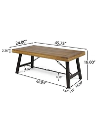 Outdoor Acacia Wood Coffee Table