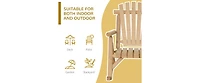 Adirondack Chair Solid Wood Outdoor Patio Furniture