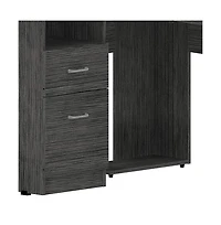 L-Shape Corner Desk with Dual Drawers – Stylish and Functional Computer Desk