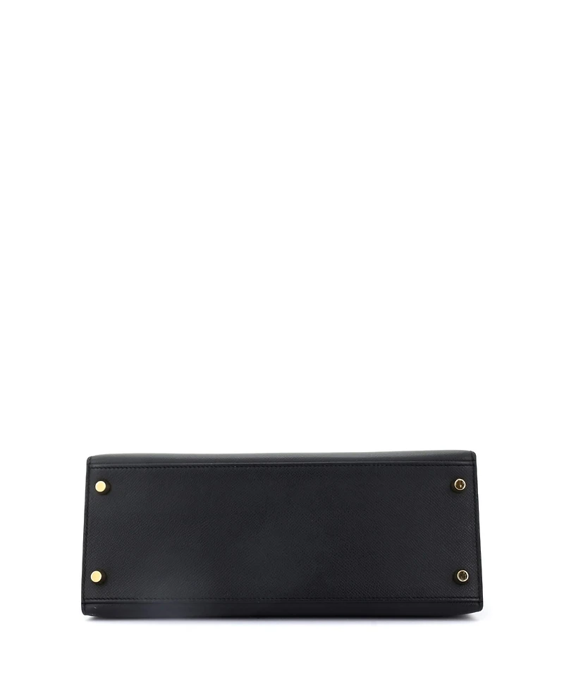 Pre-Owned HERMES Kelly Handbag Epsom with Gold Hardware