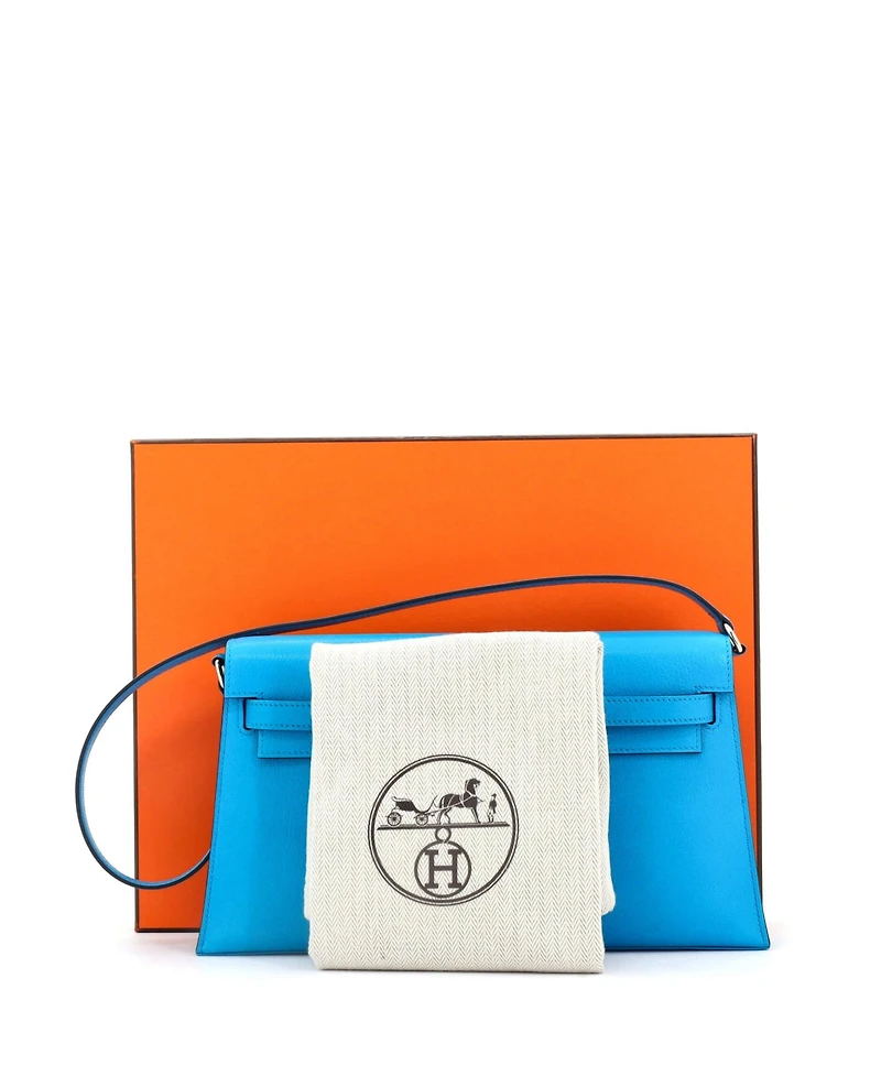 Pre-Owned Hermes Kelly Elan Shoulder Bag Chevre Chamkila