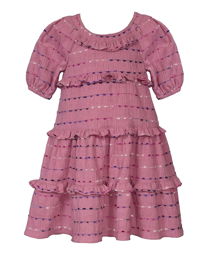 Bonnie Jean Toddler and Little Girls Ruffled Dress