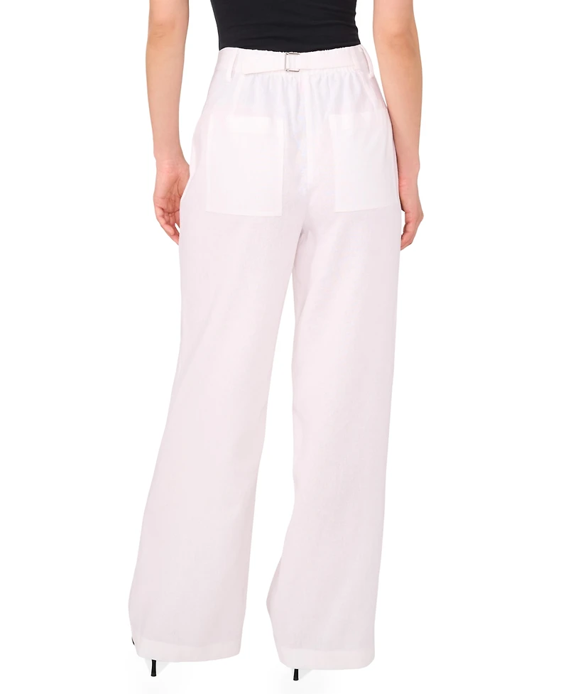 Vince Camuto Women's Linen-Blend Wide-Leg Pants