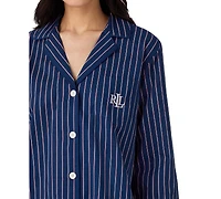 Lauren Ralph Women's 3/4-Sleeve Ankle Pajama Set
