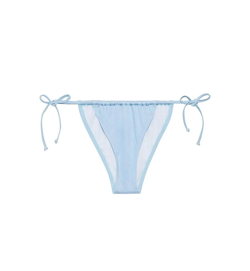 Lscn by Lascana Women's Ruched Thong Bikini Swimsuit Bottom