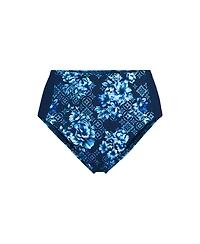 Lands' End Plus Seamed High Waisted Bikini Bottoms