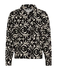 Olsen Women's Ornamental Print Jacket