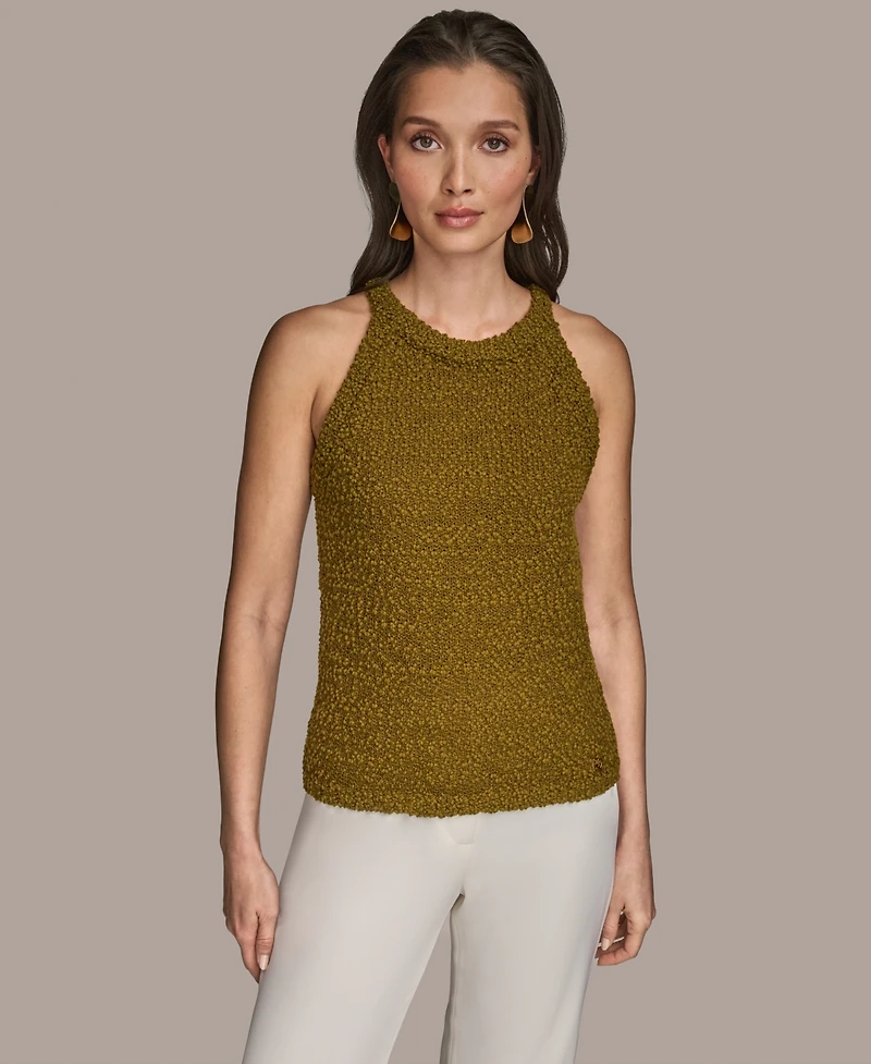 Donna Karan New York Women's Textured Knit Sleeveless Top