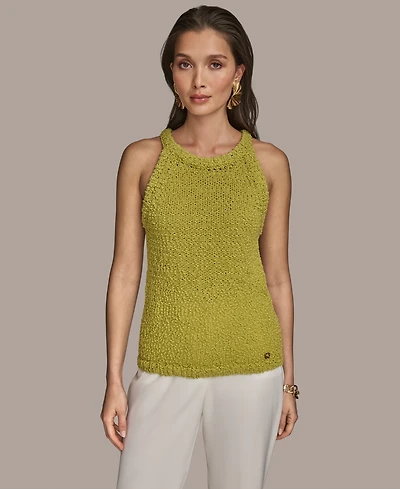 Donna Karan New York Women's Textured Knit Sleeveless Top