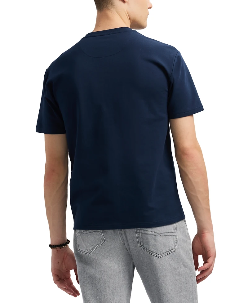 Men's Tomba Short Sleeve Crewneck Raised Logo Graphic T-Shirt