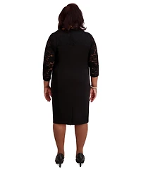 Kasper Women's Lace-Sleeve Sheath Dress, Regular & Plus Sizes