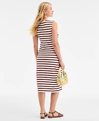 On 34th Women's Knot-Front Knit Midi Dress