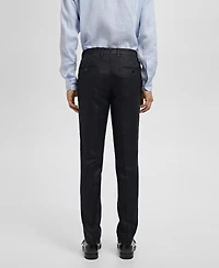 Mango Men's Linen Slim-Fit Suit Pants