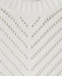 On 34th Women's Diagonal-Knit Puff-Sleeve Sweater, Exclusively at Macy's