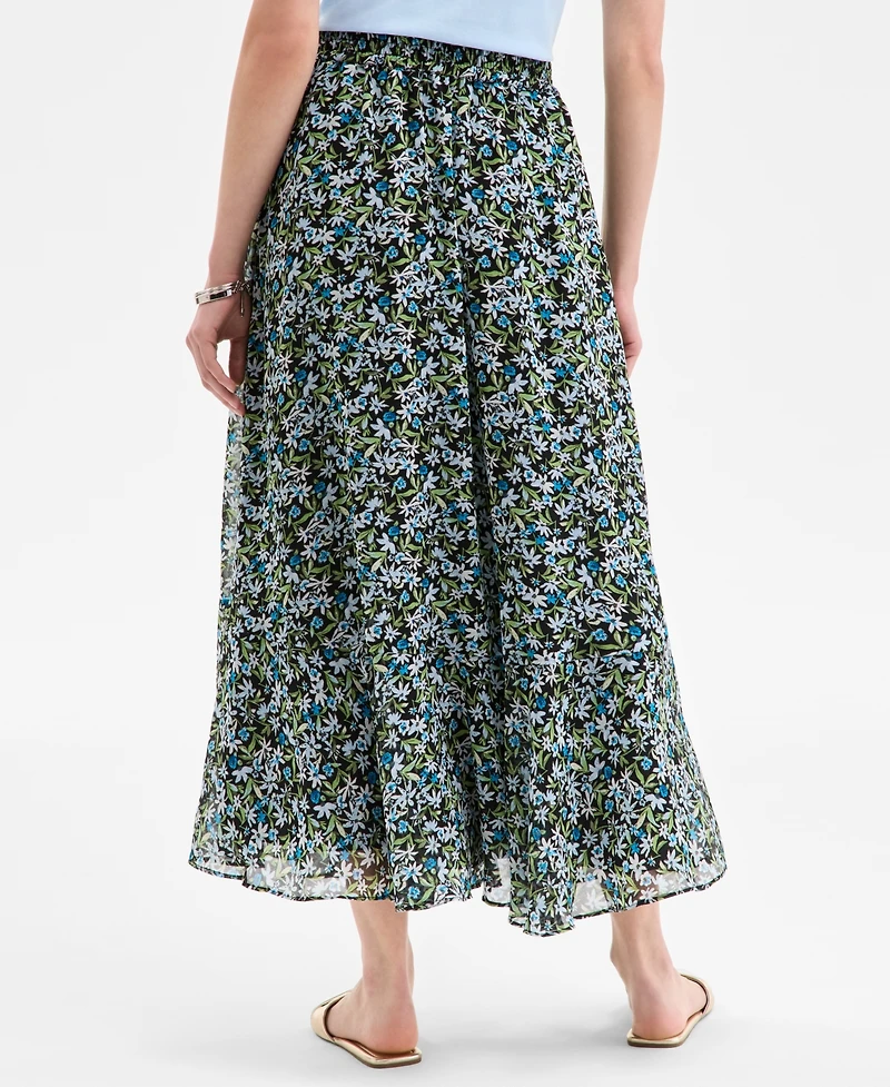 On 34th Women's Floral Tiered Midi Skirt, Exclusively at Macy's