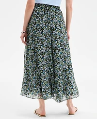 On 34th Women's Floral Tiered Midi Skirt, Exclusively at Macy's