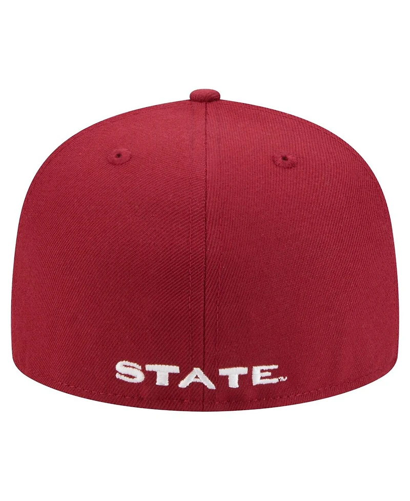 New Era Men's Garnet Florida State Seminoles Vault 59FIFTY Fitted Hat