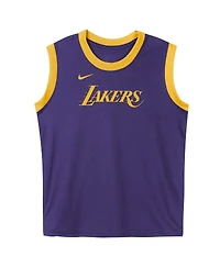 Nike Preschool 2-Piece Purple Los Angeles Lakers Mesh Tank Top and Shorts Set
