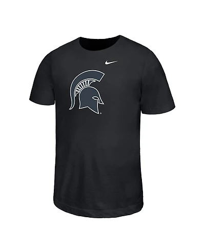 Nike Big Boys and Girls Black Michigan State Spartans Legend Color Pop Performance T-Shirt