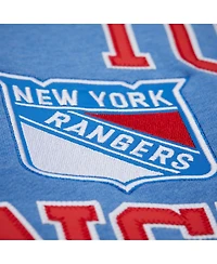 Mitchell & Ness Men's Blue New York Rangers Playoff Win Fleece Pullover Sweatshirt
