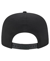 New Era Men's Black San Antonio Spurs Team Text Golfer Snapback Hat