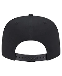 New Era Men's Black Brooklyn Nets Team Text Golfer Snapback Hat