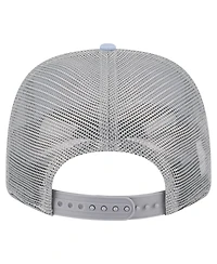 New Era Men's Light Blue/Gray San Antonio Spurs Adventure Aloha Pattern 9SEVENTY Stretch Snap Hat