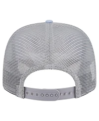 New Era Men's Light Blue/Gray Golden State Warriors Adventure Aloha Pattern 9SEVENTY Stretch Snap Hat