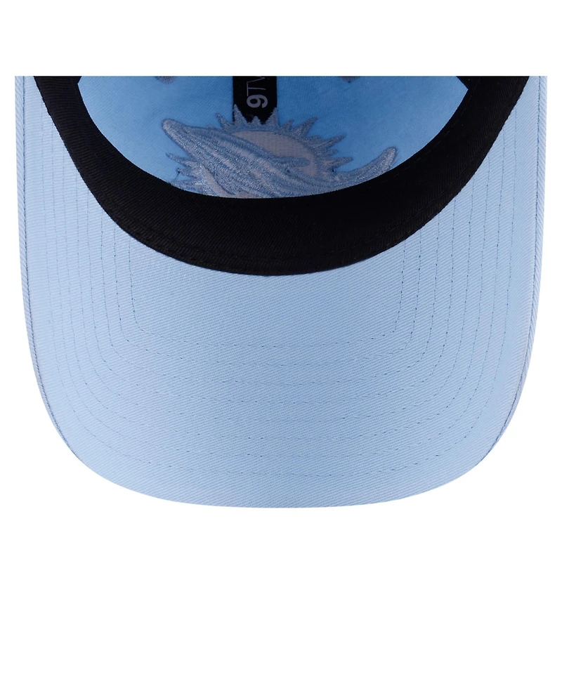 New Era Women's Light Blue Miami Dolphins Color Pack 9TWENTY Adjustable Hat