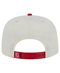New Era Men's White Ohio State Buckeyes Collegiate 9FIFTY A-Frame Snapback Hat