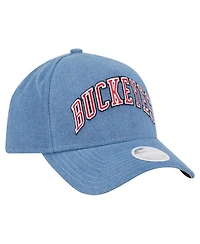New Era Women's Denim Ohio State Buckeyes A-Frame 9FORTY Adjustable Hat