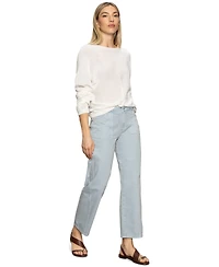 Sanctuary Women's Boat-Neck Dolman-Sleeve Sweater