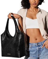 Brahmin Melora Alden Road Large Leather Tote