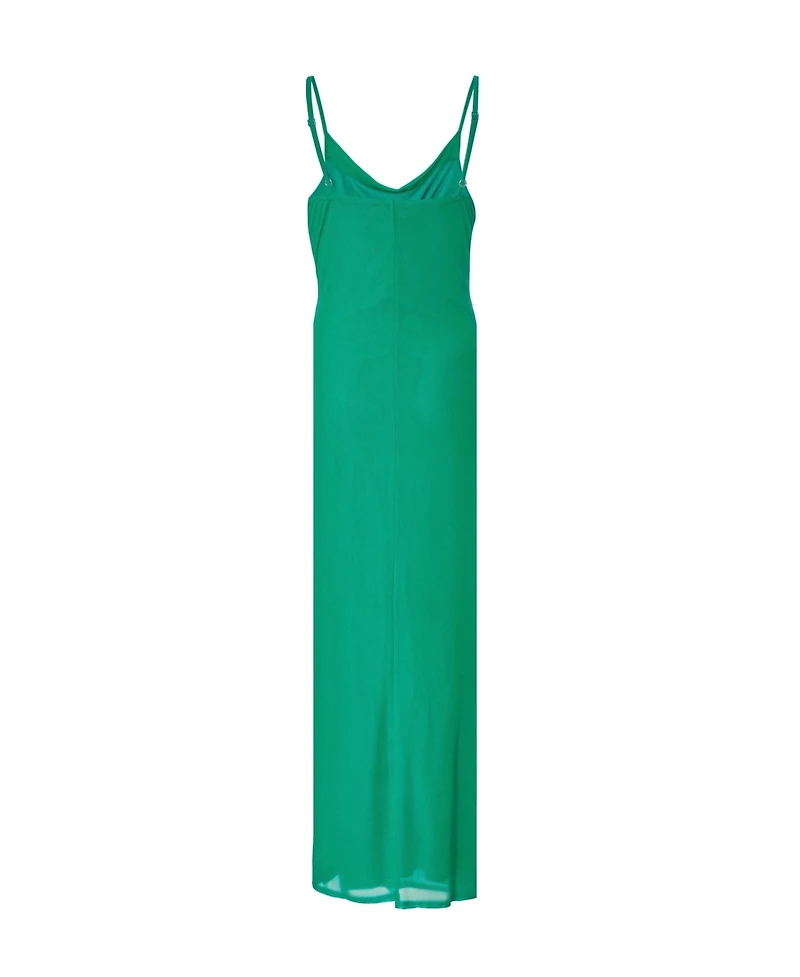 Quiz Women's Mesh Cowl Neck Maxi Dress