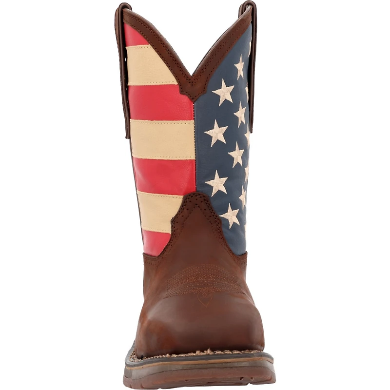 Durango Men's Workin' Rebel Patriotic Steel Toe Work Boot