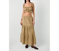 WeWoreWhat Women's Midi Pull On Skirt